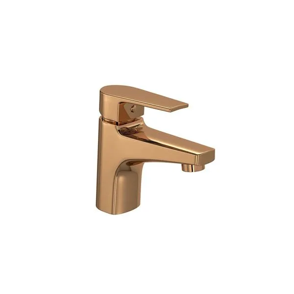 Torneira Monocomando de Mesa Bica Baixa Level Red Gold