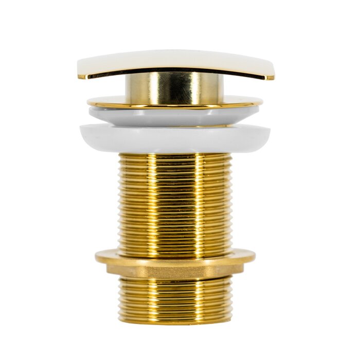 Válvula Click Quadrada Lux 1.1/4 Gold Dourado - Movel