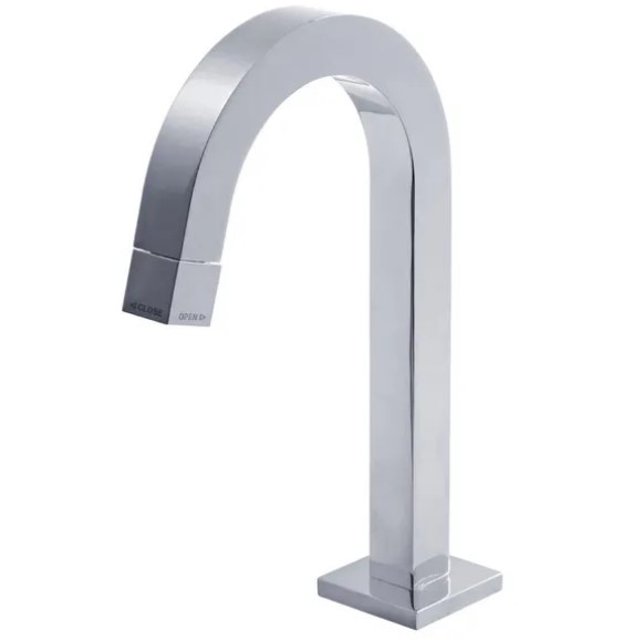 Torneira fria bica baixa de bancada Tube 1197 C Tub - Cromada