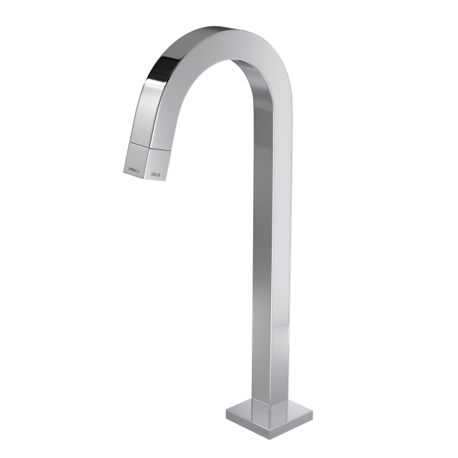 Torneira fria bica alta de bancada Tube 1197 C Tub - Cromada