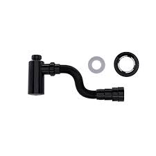 Sifão Com Copo Parede Flexível Black - Blukit