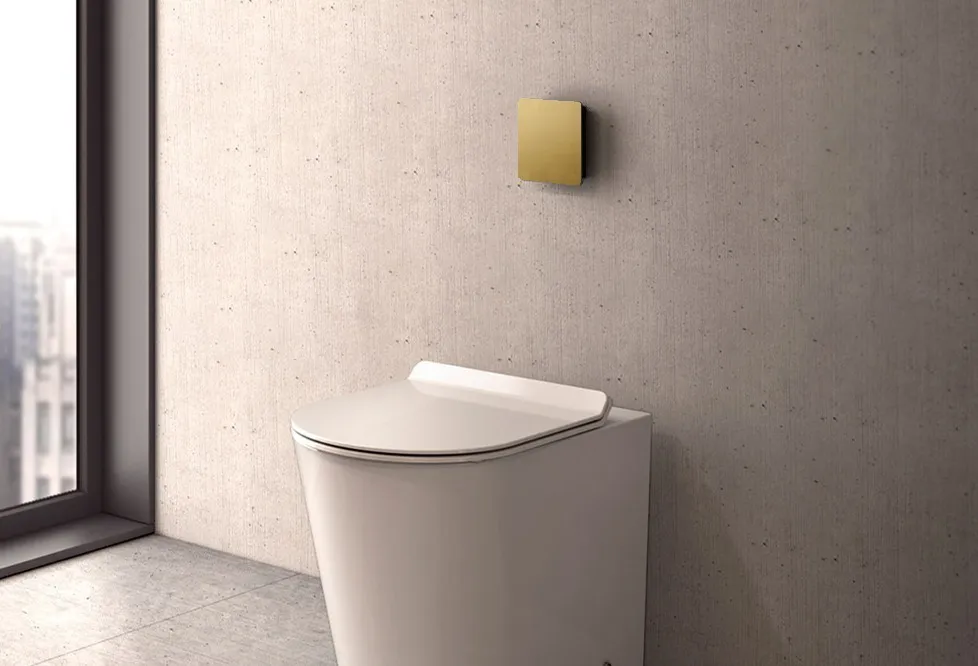 Acabamento P/ Válvula De Descarga Docol - Ouro Polido