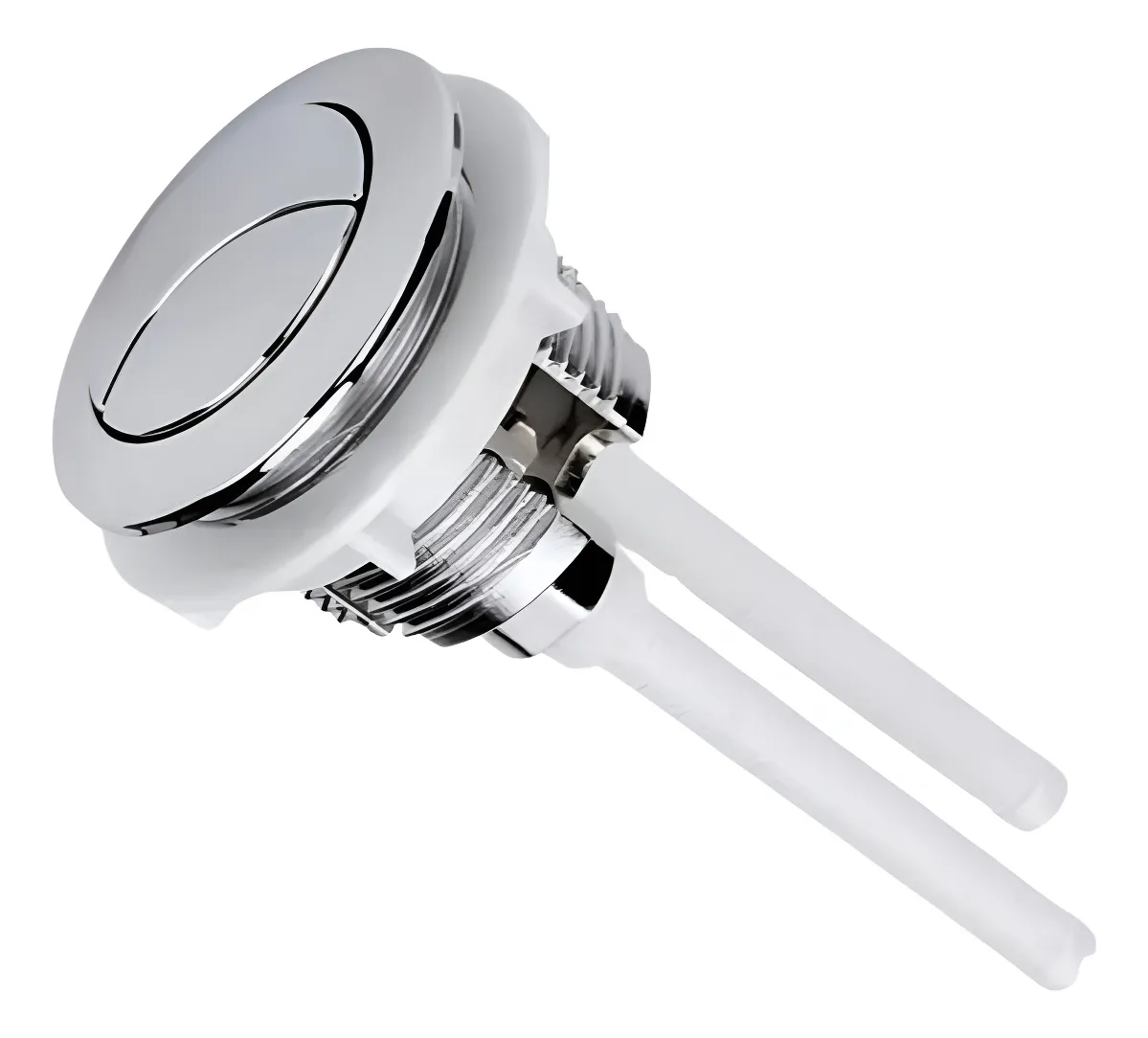 Botão Acionamento para Descarga Cromado - Roca/Incepa/Celite