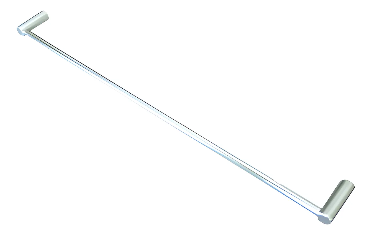 Toalheiro de banho Simples Light 55 Cm Cromado Cony