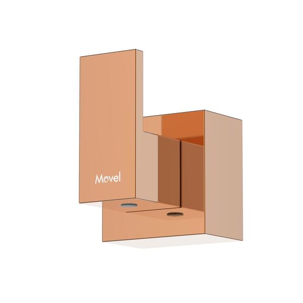 Acabamento para Registro Quadrado Cubo Base Deca - Rose Gold