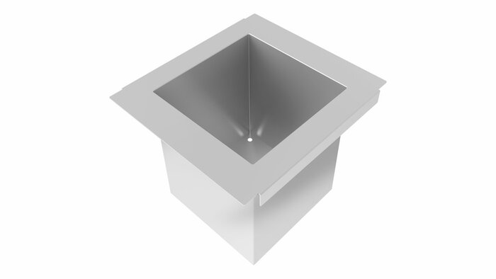 Mini Horta debacco 150mm Inox - 20.04.00114