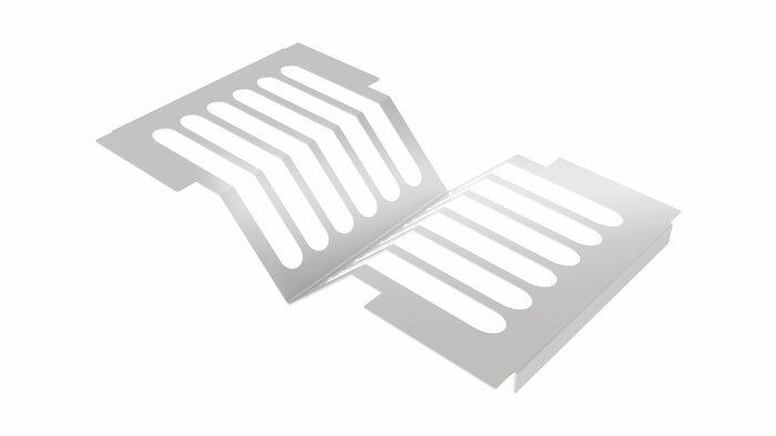 Escorredor de Pratos Canal Umido Debacco - Aço Inox