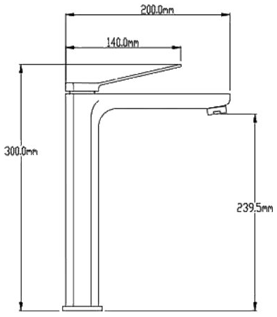 Torneira Monocomando Bica Alta La Vie Rose Gold - Rubinettos RB4006