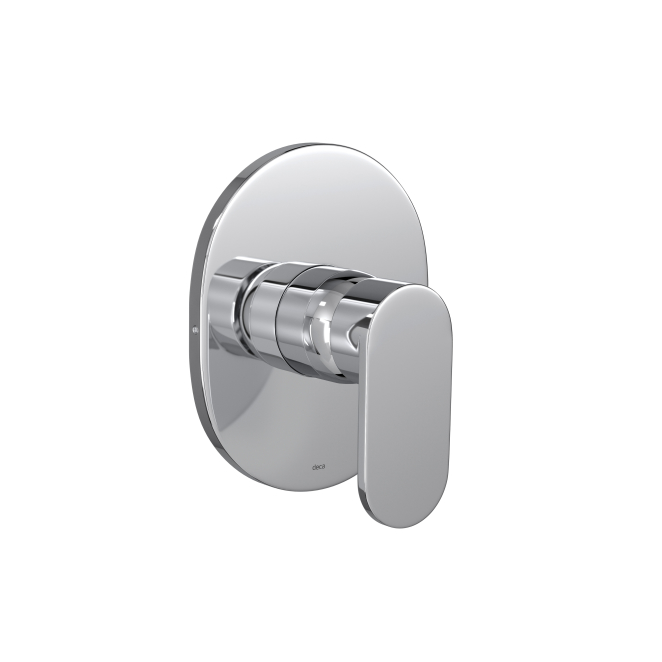 Acabamento Monocomando para Chuveiro Cromado Drop - 4993.C91.CHU