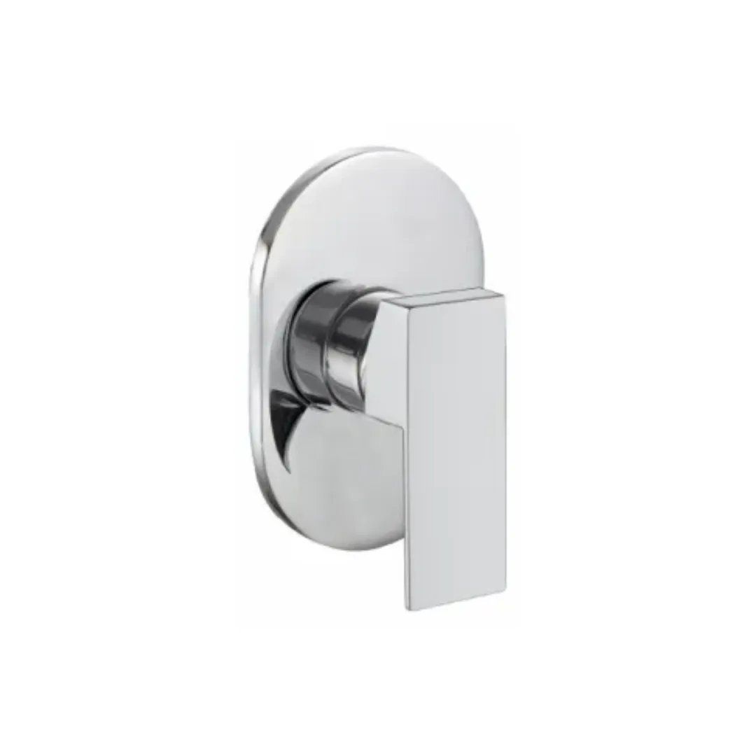 Acabamento Monocomando para Chuveiro Base Deca Kromma Quadrattta Cromado KR268