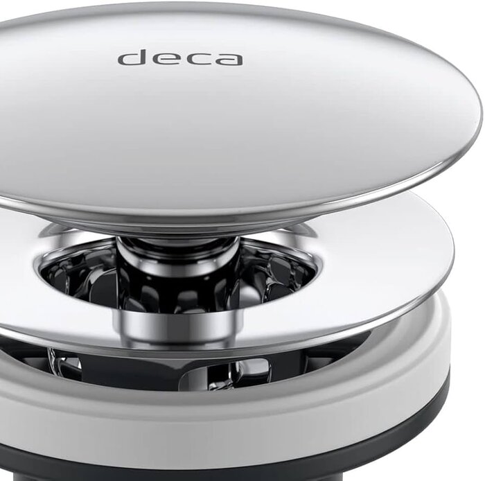 Válvula de escoamento cromada Deca