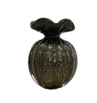 Vaso de Decoração em Murano com Pó de Ouro - Linha Trouxinha