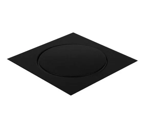 Grelha/Ralo Click Black Fosco 15x15 - Ducon Metais