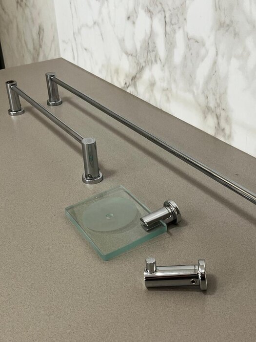 Kit Acessórios 4 peças Aço Inox 304 - Crismoe