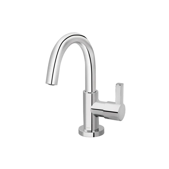 Torneira Docol Chess 664806 Cromada de Bancada Monocomando Metal Polido