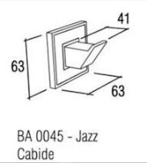 Cabide Diamond Banheiro Cromado - Zen Design