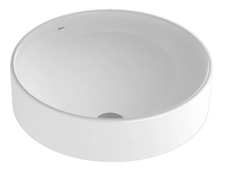 Cuba De Sobrepor Deca 40x40 L.1050.17 Redonda Branco Gelo
