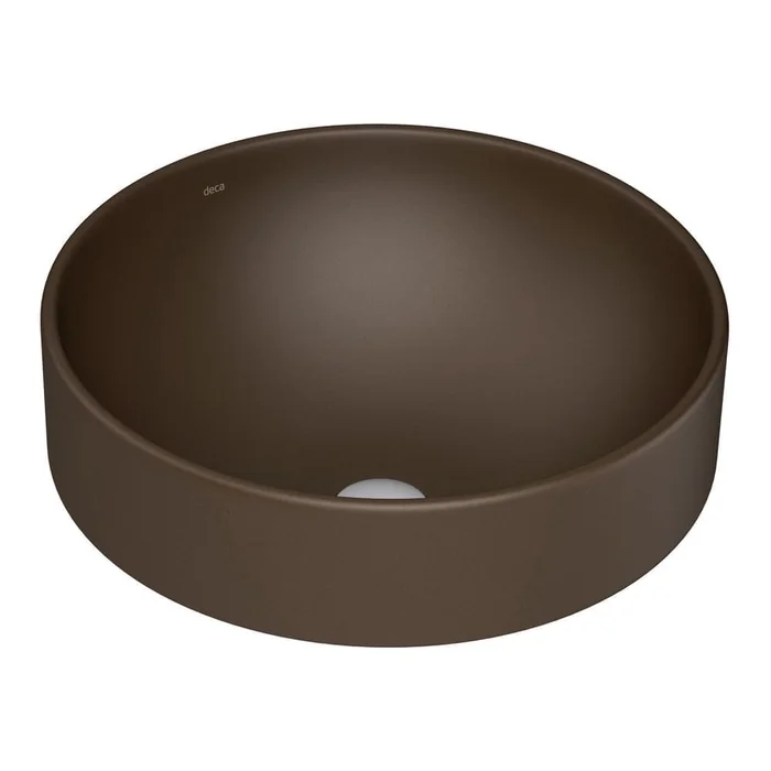 Cuba Sobrepor Redonda 40cm Marrom Fosco L.1050.22 Deca