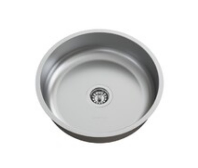 Cuba De Embutir Ideal Redonda 37x37cm Prof. 100mm S/ Polimento C/ Válvula 3.1/2 Ghelplus