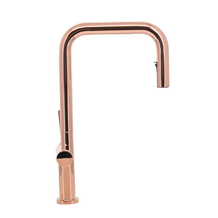Misturador G Monocomando Extensível Doha Rose Gold - Movel