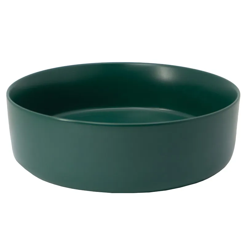 Cuba de Apoio Redonda MV37 36x36cm Verde Fosco - Movel