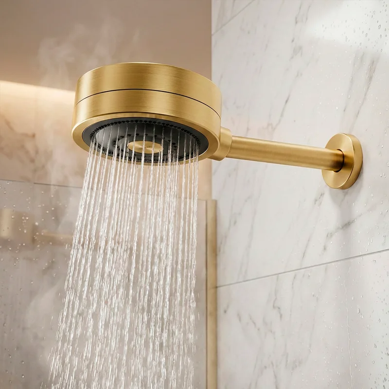 Chuveiro de Parede Technoshower 90012048043 Ouro Polido - Docol