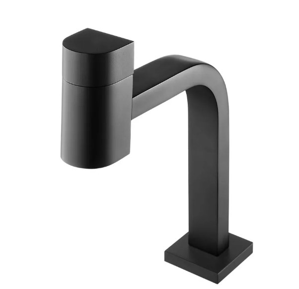 Torneira De Lavatório Bica Baixa Loren Code 1194 B55 Black Fosco