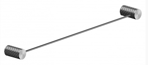 Porta Toalha de Banho 60cm Linha Hera Cor Titânio